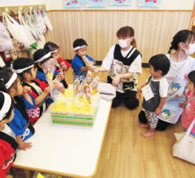 保育園の縁日の様子