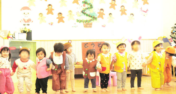 保育園での発表会の様子